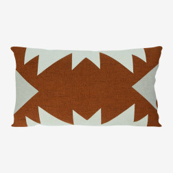 Almofada Rineira Gávea - Terracota | Marfim